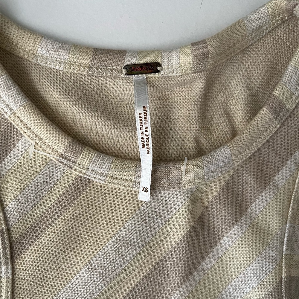 Free People | NWOT High Neck Striped Tank - Picture 5 of 8